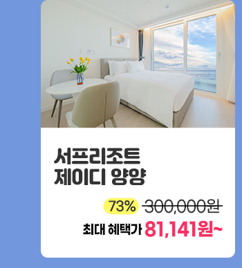 서프리조트 제이디 양양